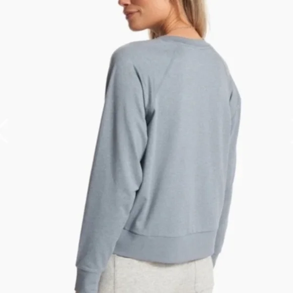 Vuori Smoke Blue Daydream Crew Sweatshirt - Picture 2 of 8
